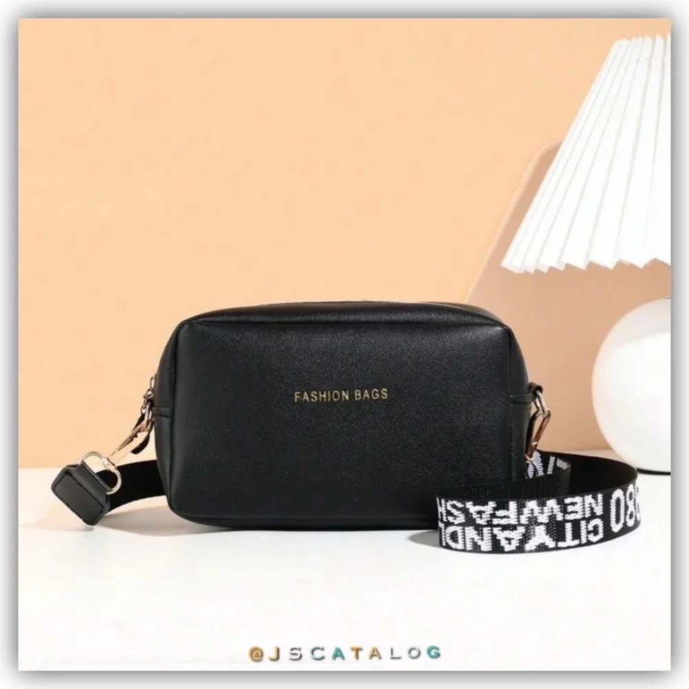 NEW Black Leather Crossbody Purse Bag